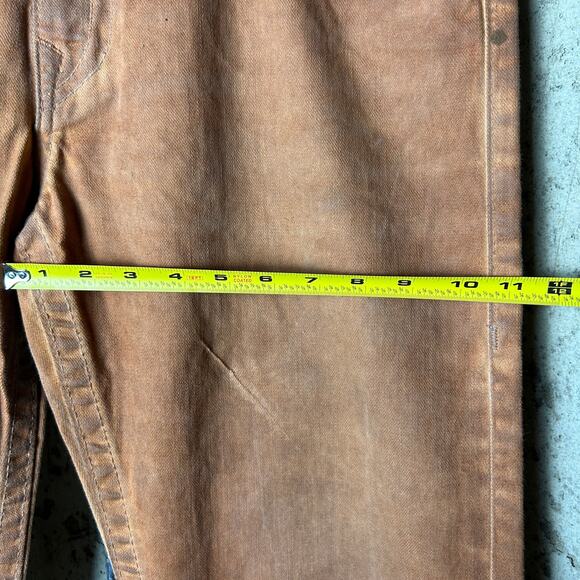 True Religion Vintage Rusty Orange Ricky Straight Fit Cotton 36" Y2K Jeans - Picture 8 of 8